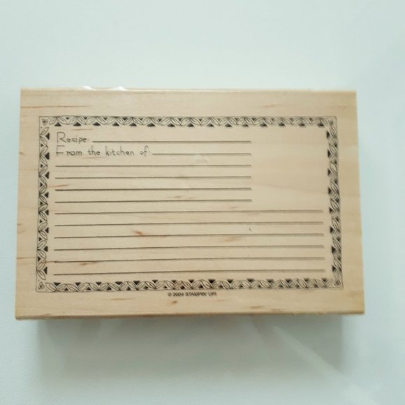 Stampin' Up! Set of 9 Rubber Stamps for Recipes - Picture 3 of 8